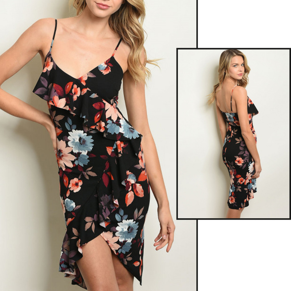 Sexy Ruffle Dress Arrived